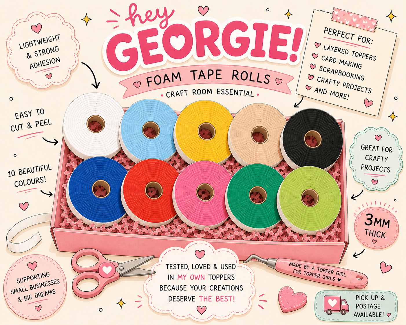 3mm Foam Rolls